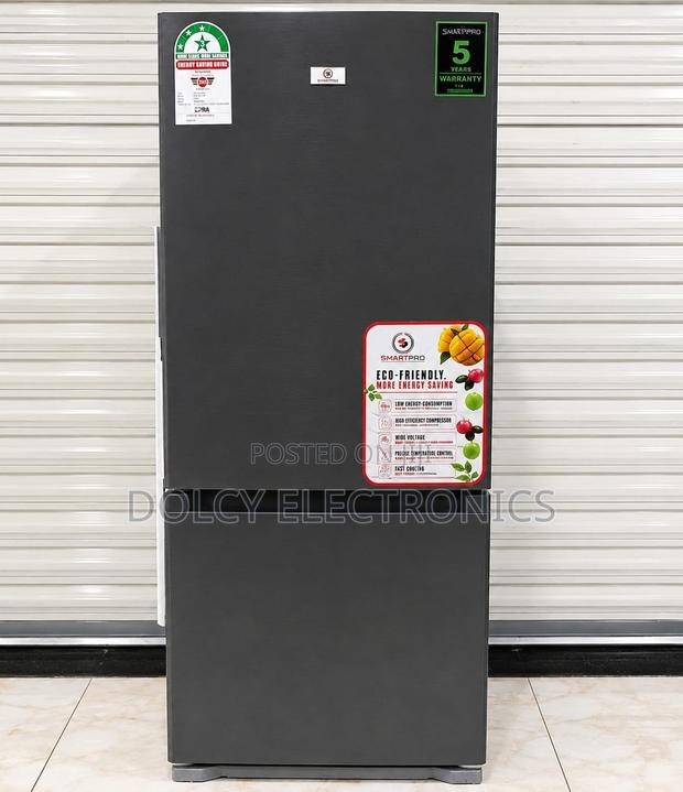 Smartpro SFR-400-DBL 262LBottom Freezer No Frost Fridge