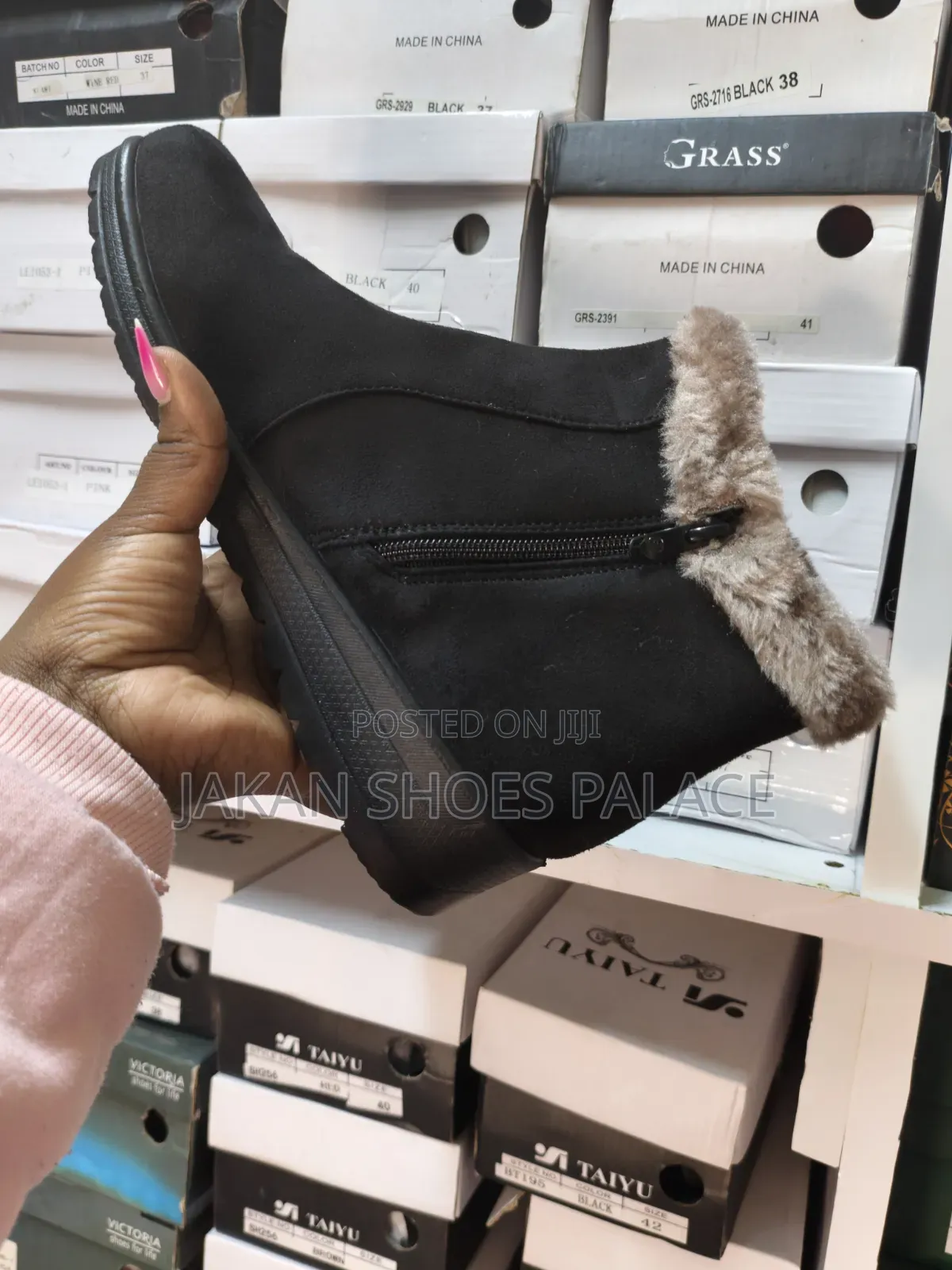 Ankle Boots With Fur Insole