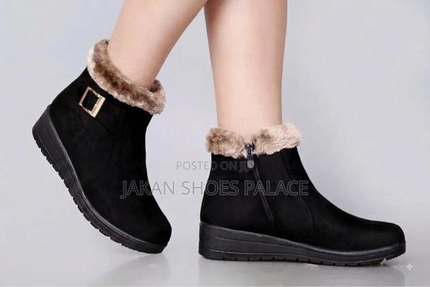 Ankle Boots With Fur Insole