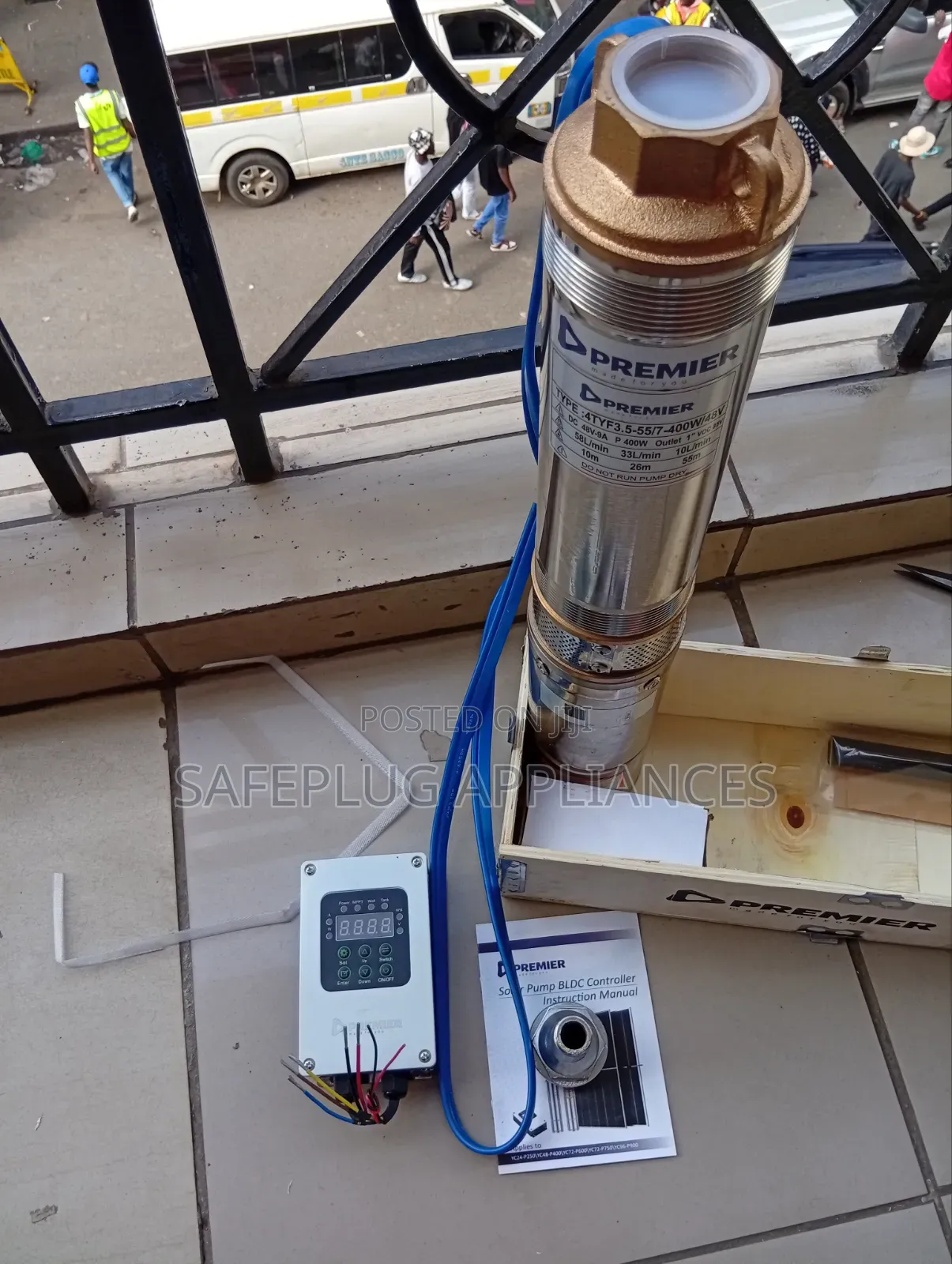 4′′ Brushless Solar Submersible Deep Well Pump – Borehole Water Pump