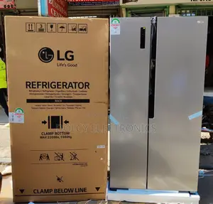 LG Side by Side Fridge 519litres No Frost Gc-Fb507pqam