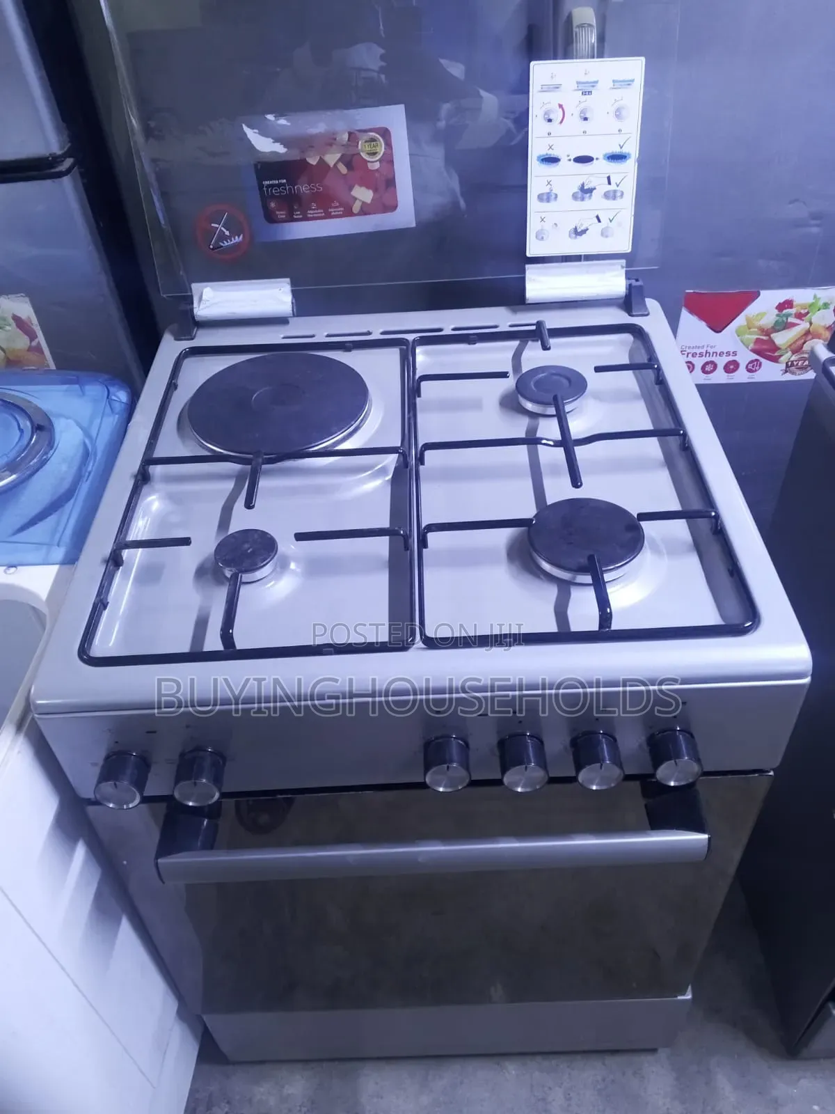 Simfer 60x60 Cooker 3gas+1electric