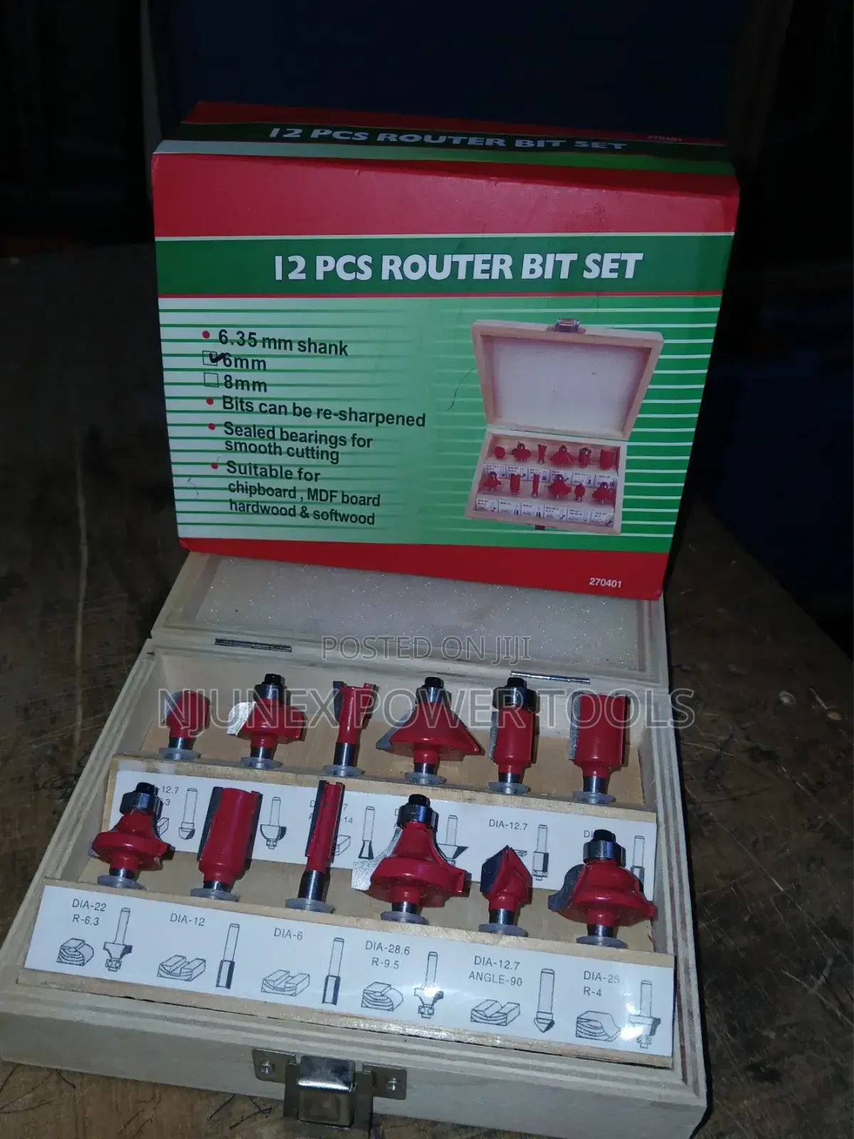12-Piece Router-Bit Set