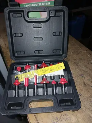 12-Piece Carbide-Tipped Router Bit Set