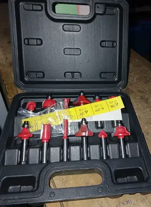 12-Piece Carbide-Tipped Router Bit Set