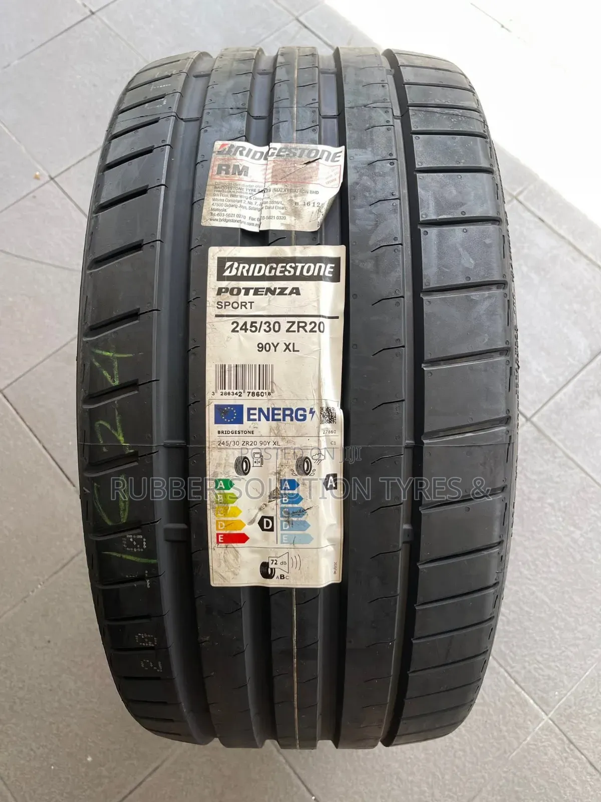 245 /30 R20 Bridgestone Tyres 90Y XL ALENZA Sport