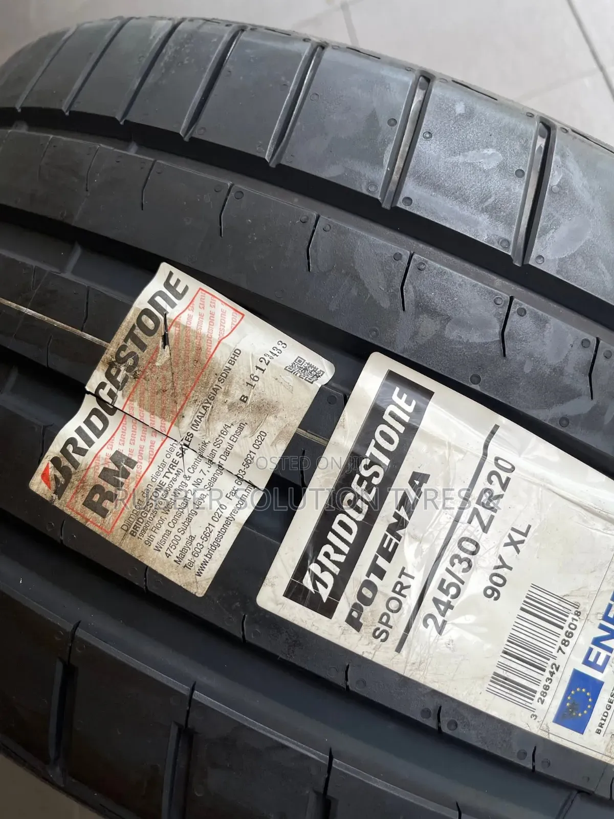 245 /30 R20 Bridgestone Tyres 90Y XL ALENZA Sport