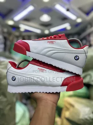 Puma Roma Red and White Sneakers