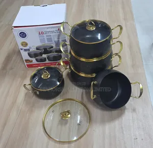 10pcs Nonstick Cooking Pot Set