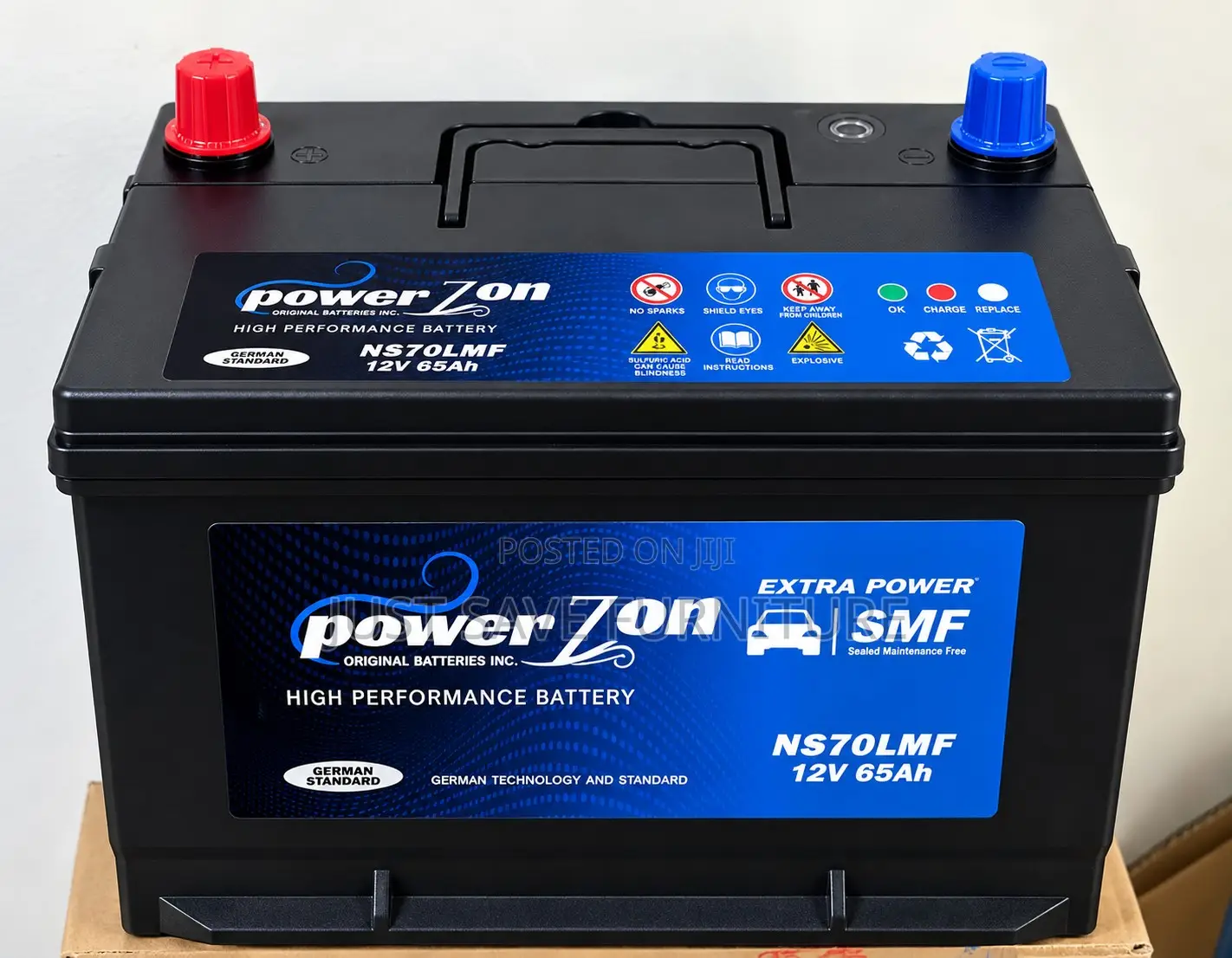 Power Zon NS70LMF 12V 65Ah Car Battery