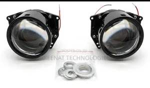 Universal Bi LED Projector Lens Headlight Fog Light FLASH UP TO 300M