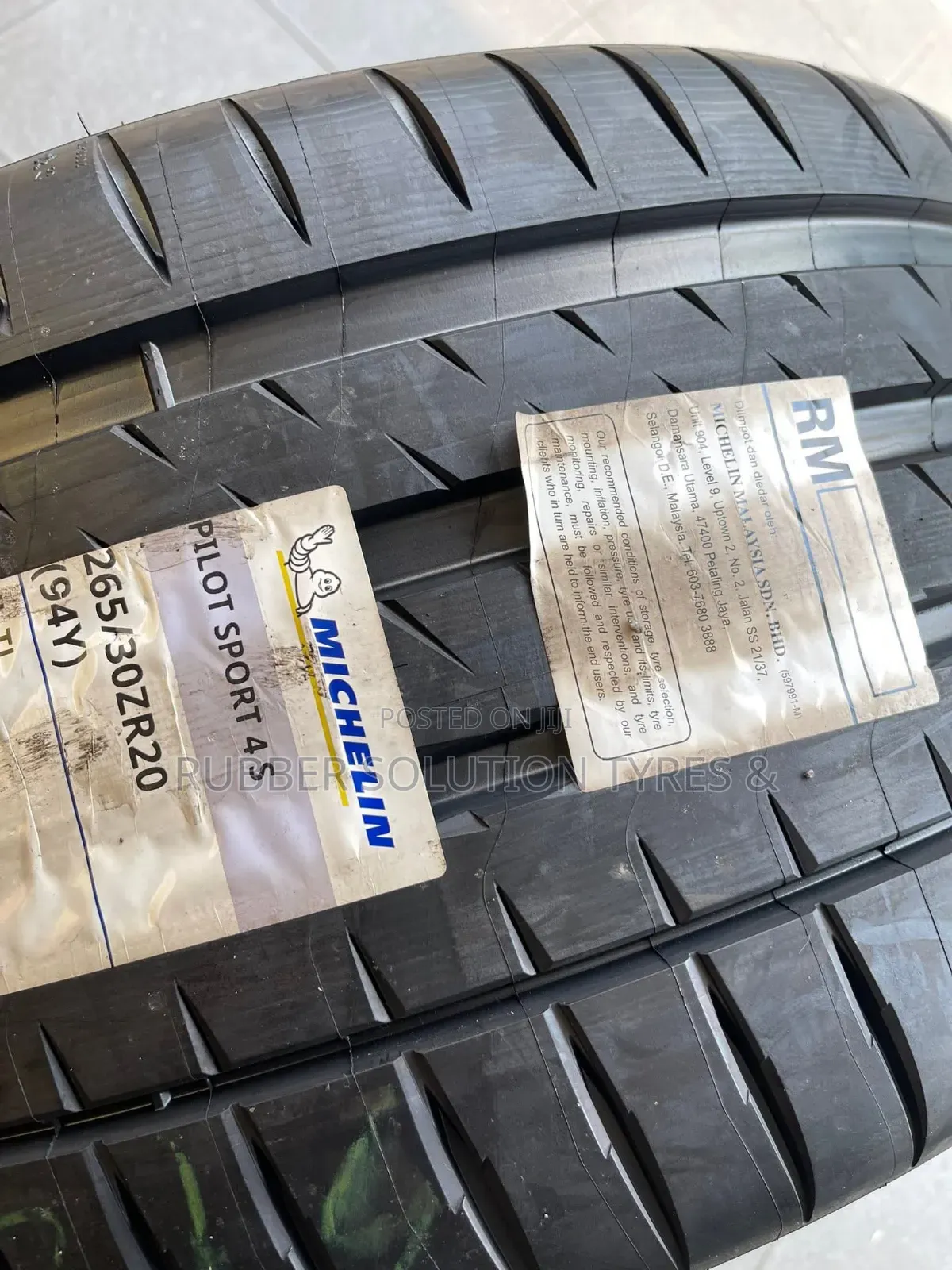 265 /30 R20 Michelin Tyres 94y Xl Pilot Sport 4suv