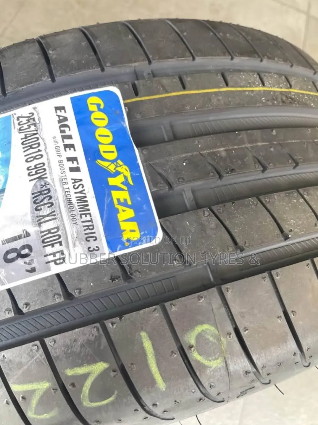 255 /40 R18 Goodyear Tyres 99y Eagle F1 Asymmetric 3 Runflat