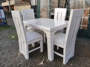 Dining Table Four Seater,white
