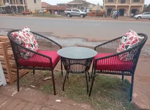 Rattan Bistro Set for Urban Patios and Gardens