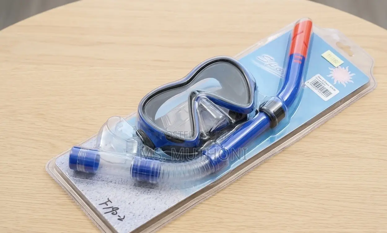 Swim Goggles and Breathing Tube Set