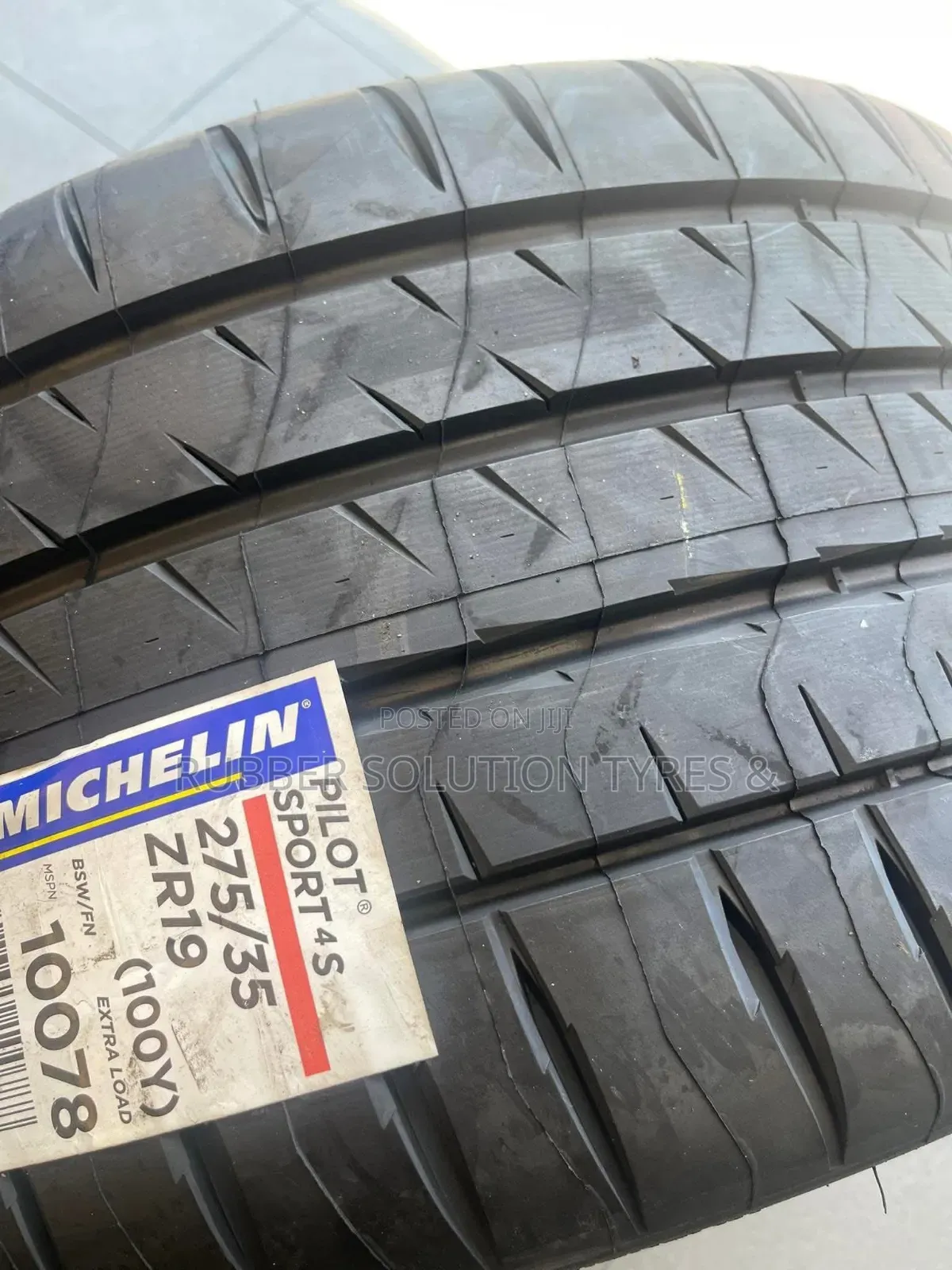 275 /35 R19 Michelin Tyres 100y Pilot Sport 4 SUV