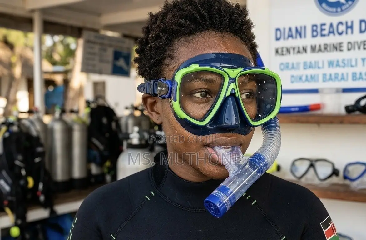 Diving Mask and Snorkel Combo