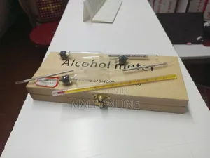 3-Piece Glass Hydrometer for Measuring Alcohol