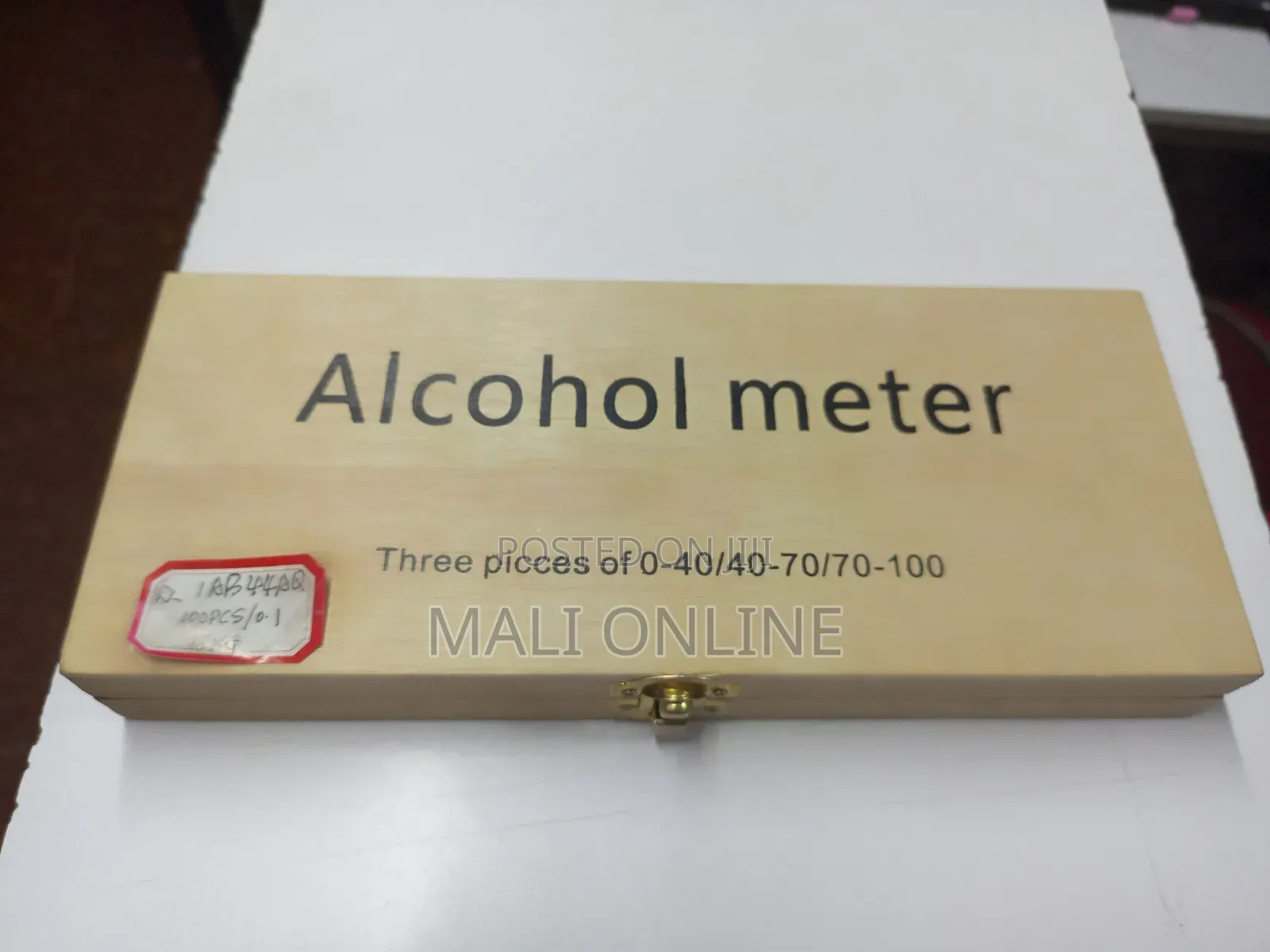 3-Piece Glass Hydrometer for Measuring Alcohol