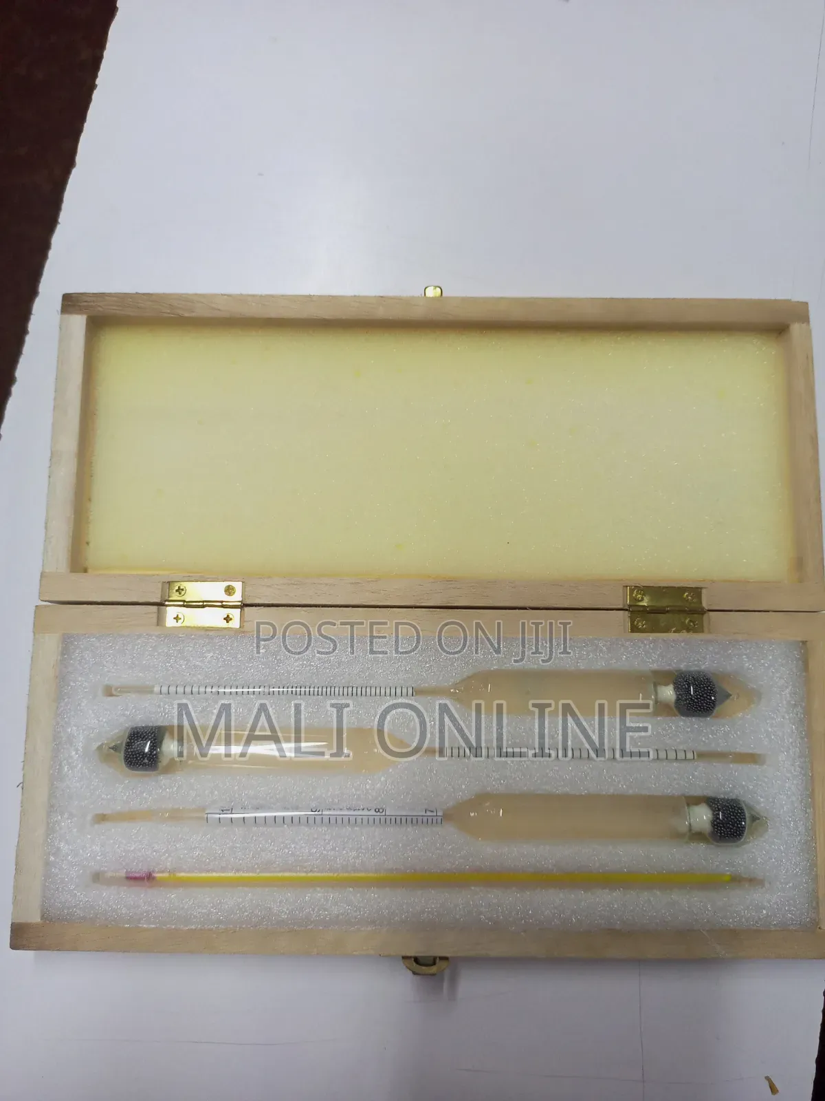 3-Piece Glass Hydrometer for Measuring Alcohol