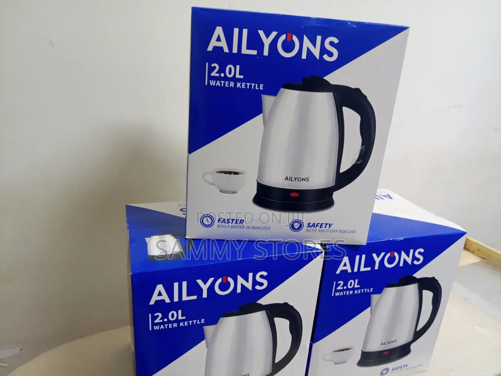 2L Ailyons Stainless Steel Electric Tea Water Kettle
