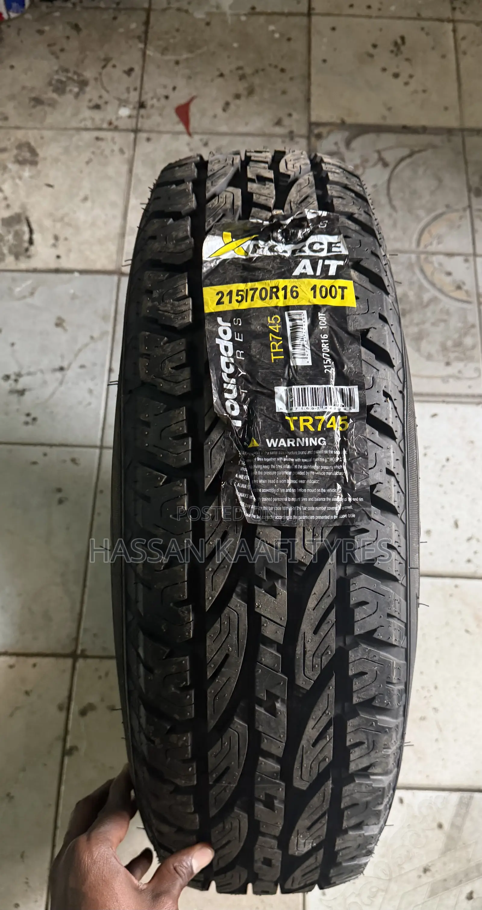 215/70r16 Tourador Tyre