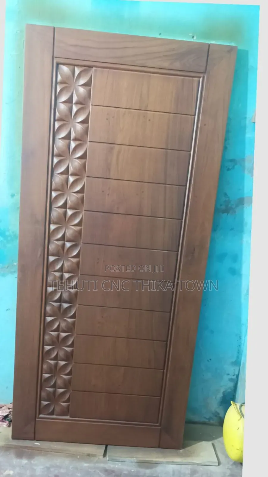 Solid Wooden Mahogany Doors Sculpting
