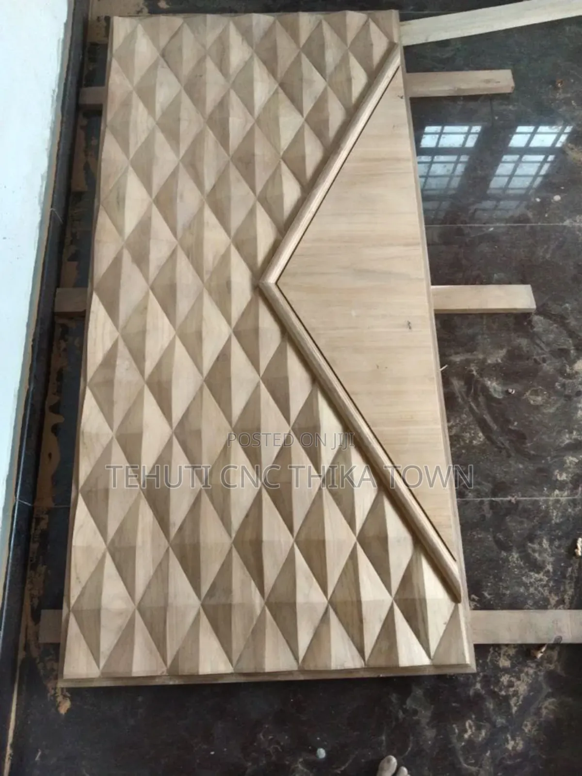 Solid Wooden Mahogany Doors Sculpting