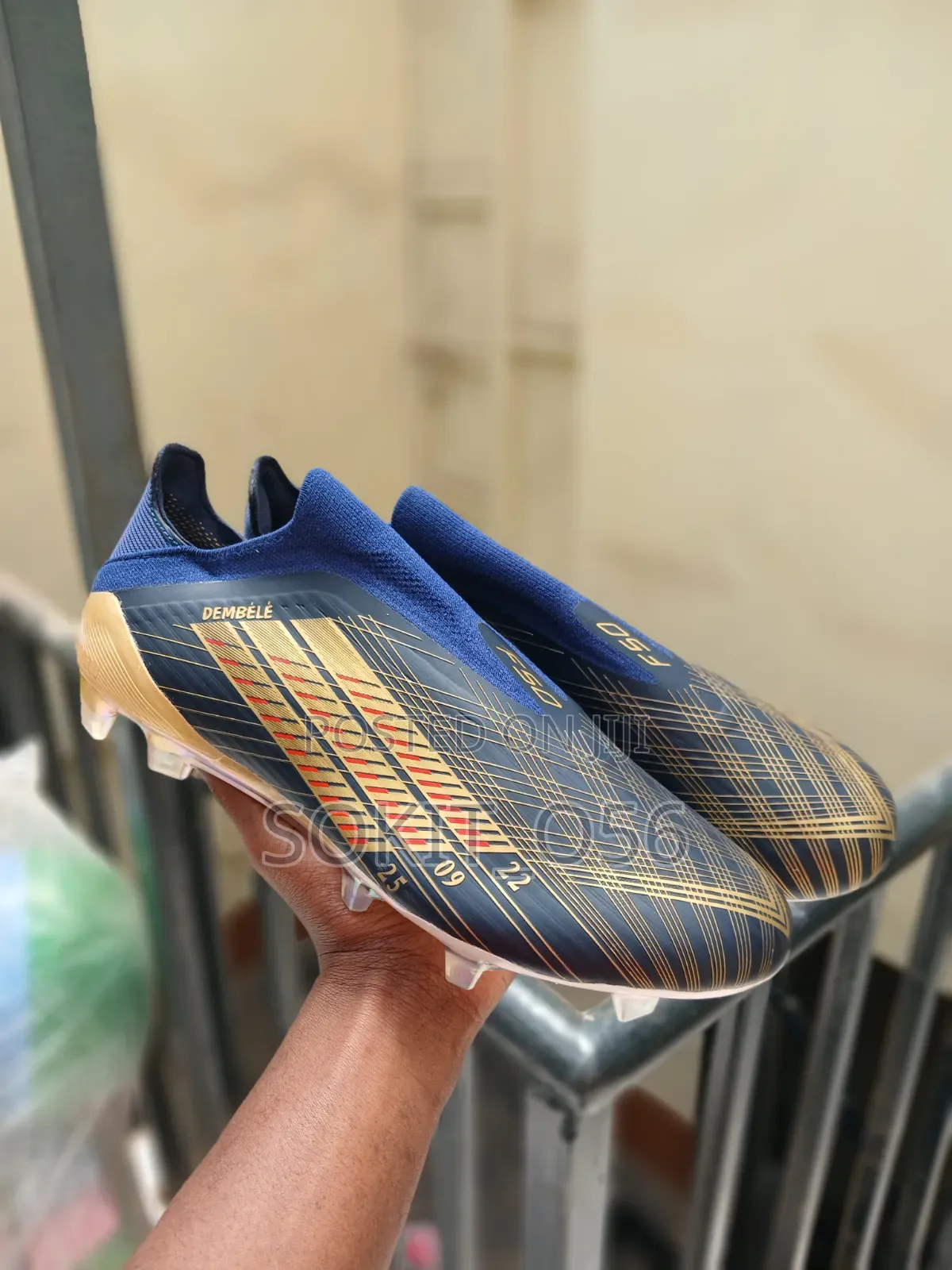 Adidas F50 Elite Laceless FG 'Dembélé' Ballon d'Or Football Boots
