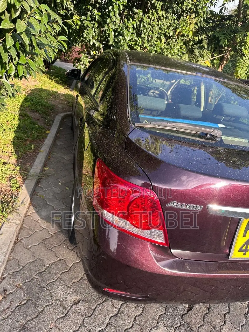 Toyota Allion 2015 Maroon