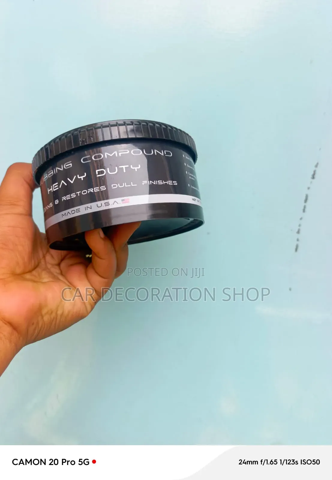 Paragon USA Rubbing Compound Cleans Restores Car Paint