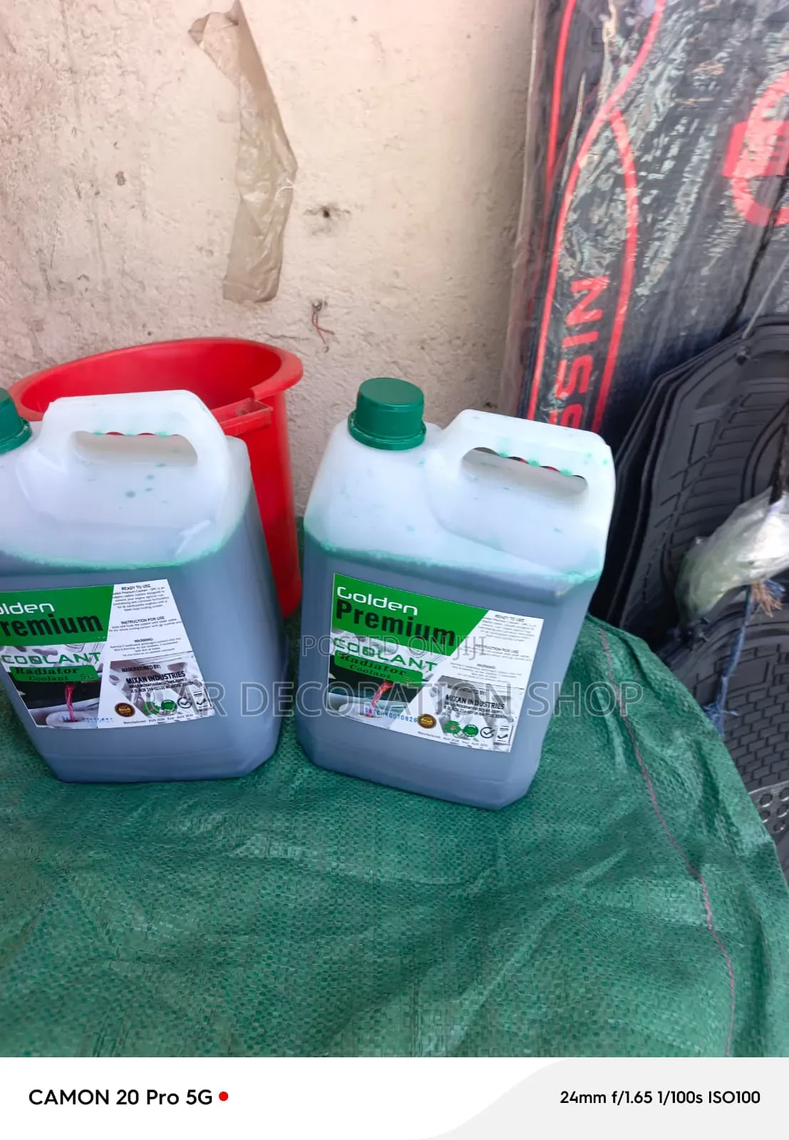 5litres Premium Radiator Coolant in Red/Green Formulas