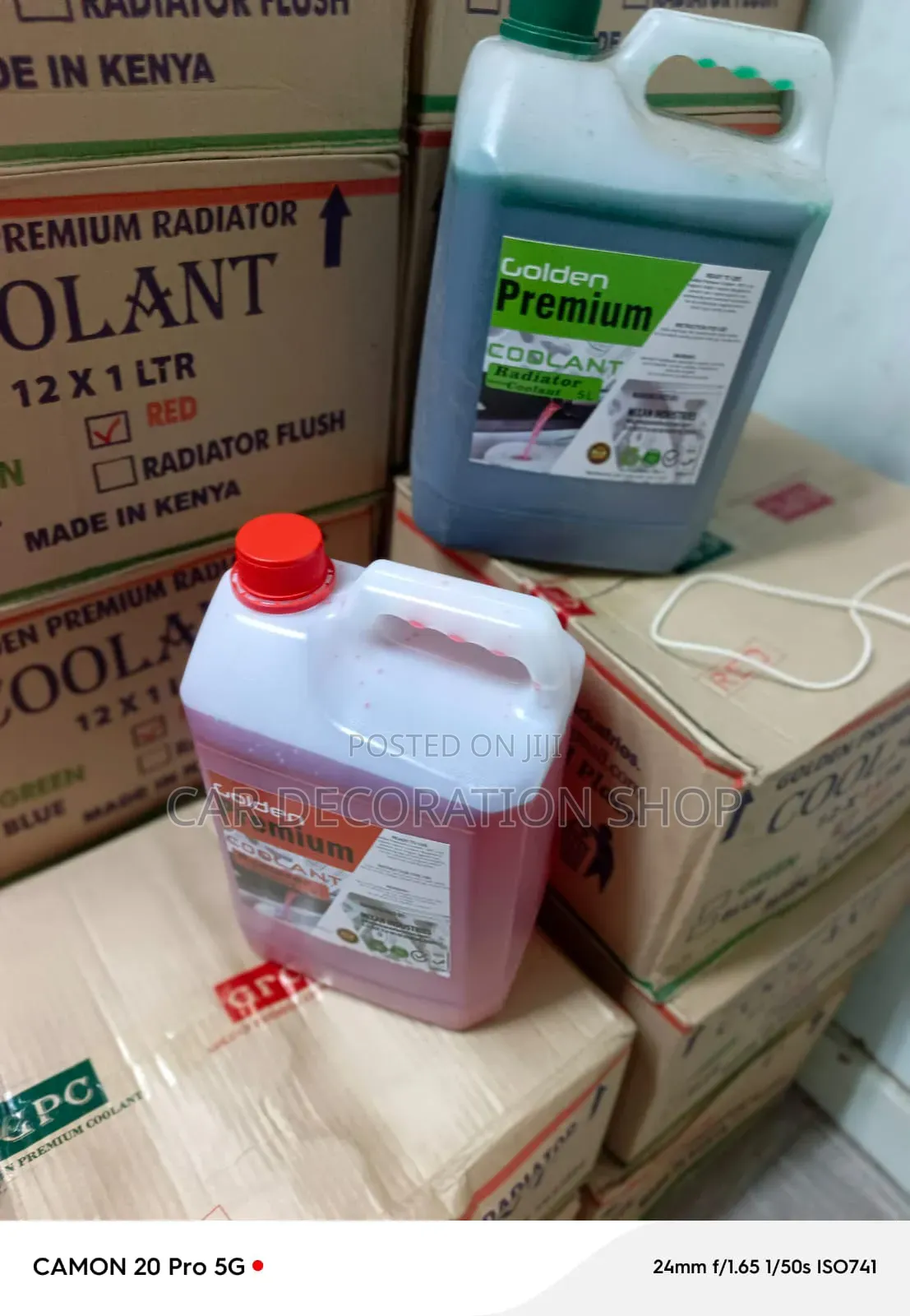 5litres Premium Radiator Coolant in Red/Green Formulas