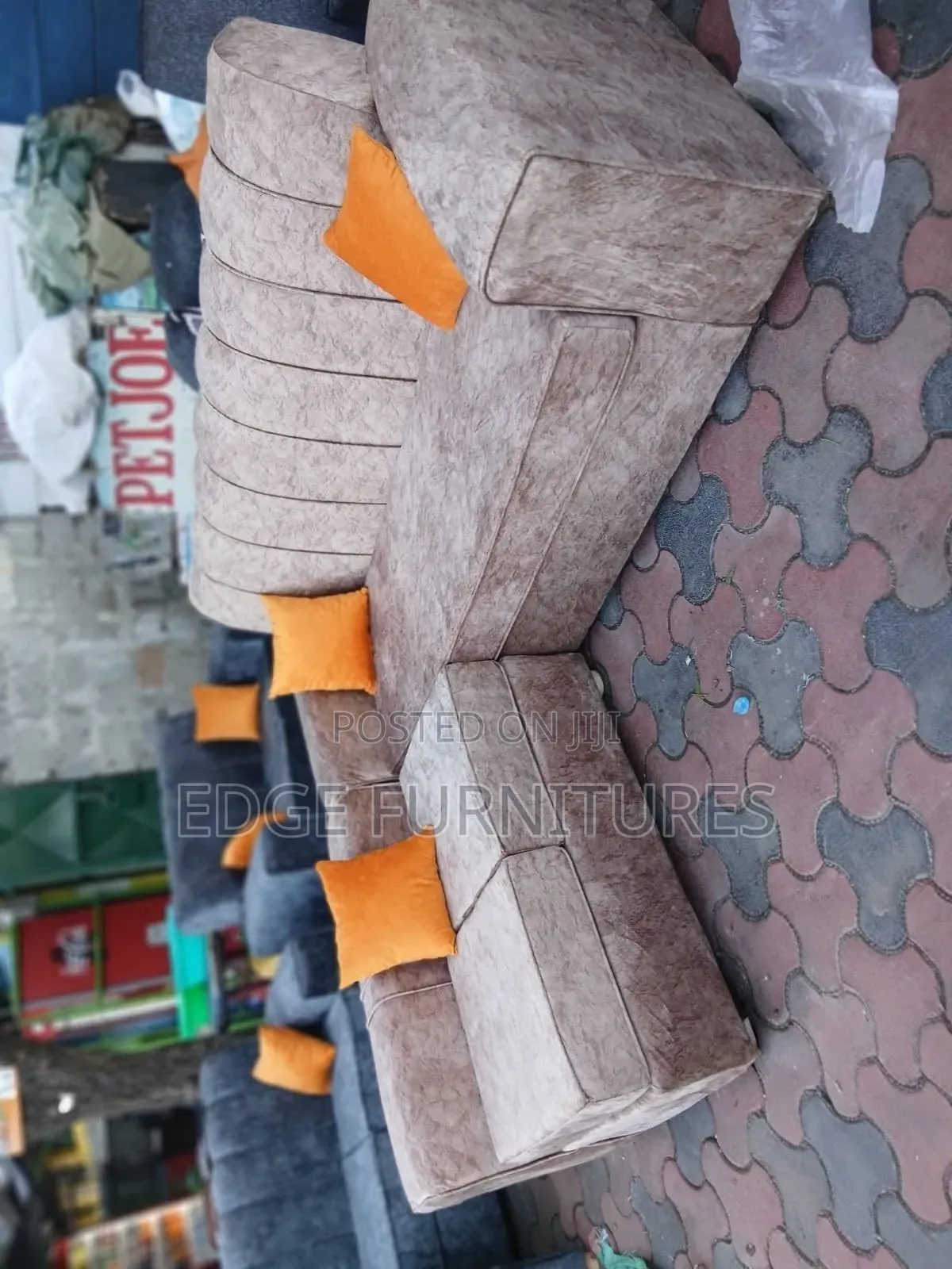 Brown 5seater L Seat for Sale