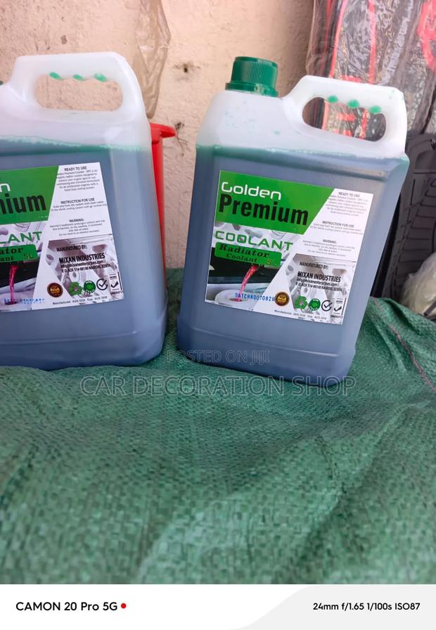 Golden Premium 5litres Anti Freeze Engine Coolant for Car Radiators