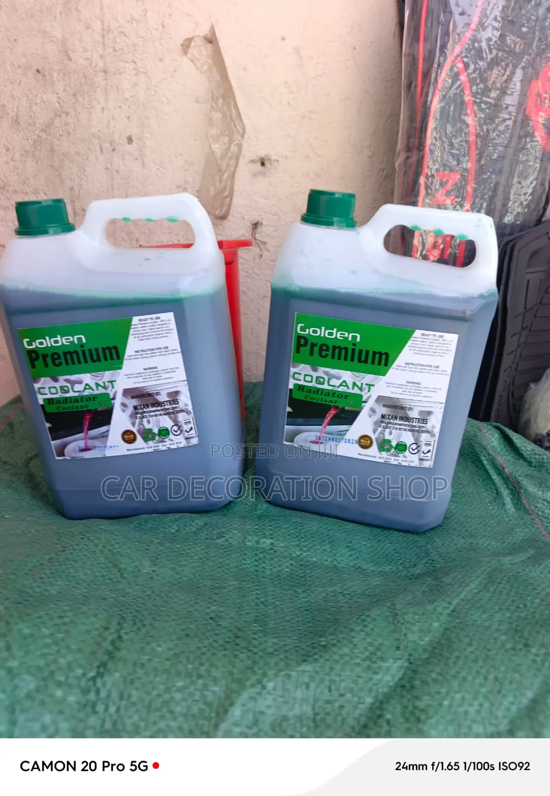 Golden Premium 5litre Engine Coolant Formulated2protect Cooling System