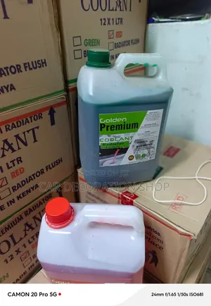 Engine Coolant Formulated Ready to Use Solution in Red or Green 5L