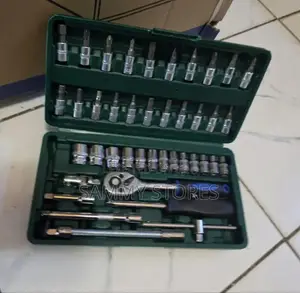Professional 46-Piece Socket Wrench Screwdriver Tool Set