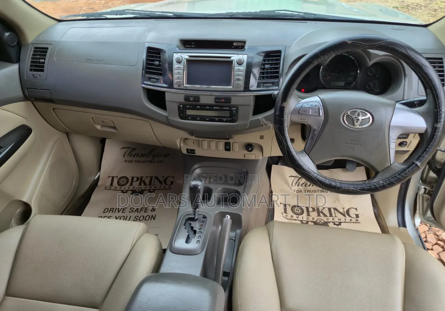 Toyota Fortuner 2012 Gold
