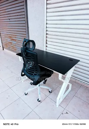 Office Table and Egonomic Chair