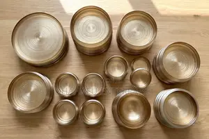 Luxury Gold/Brown 24pc Dinner Set 