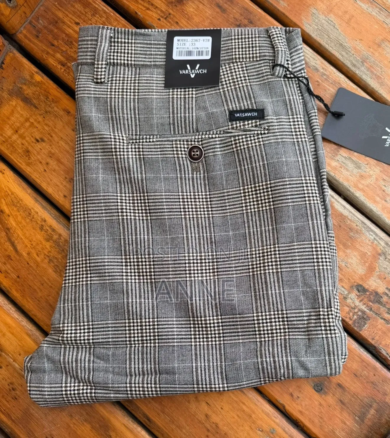 Official Checked Pants for Men