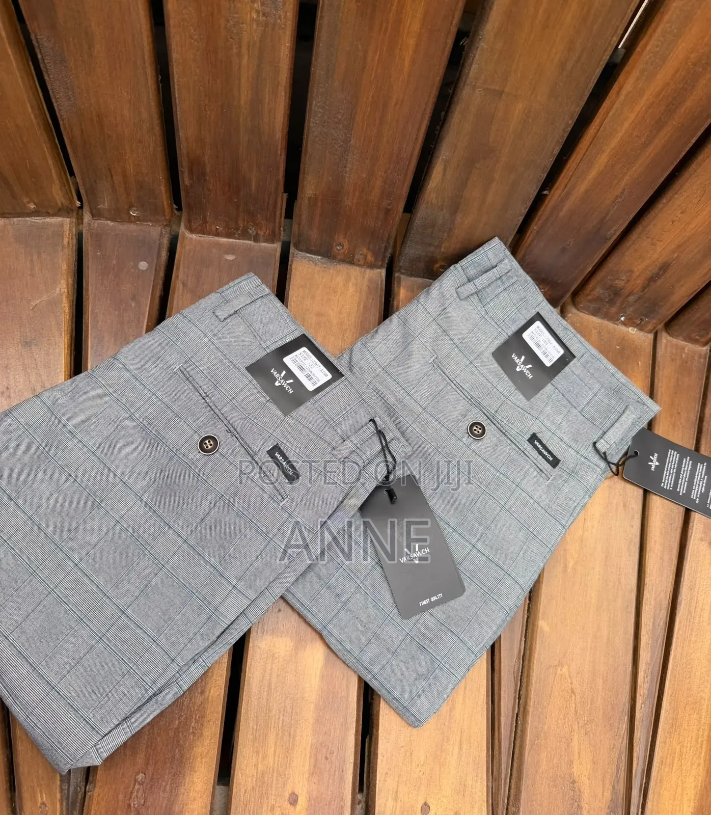 Official Checked Pants for Men