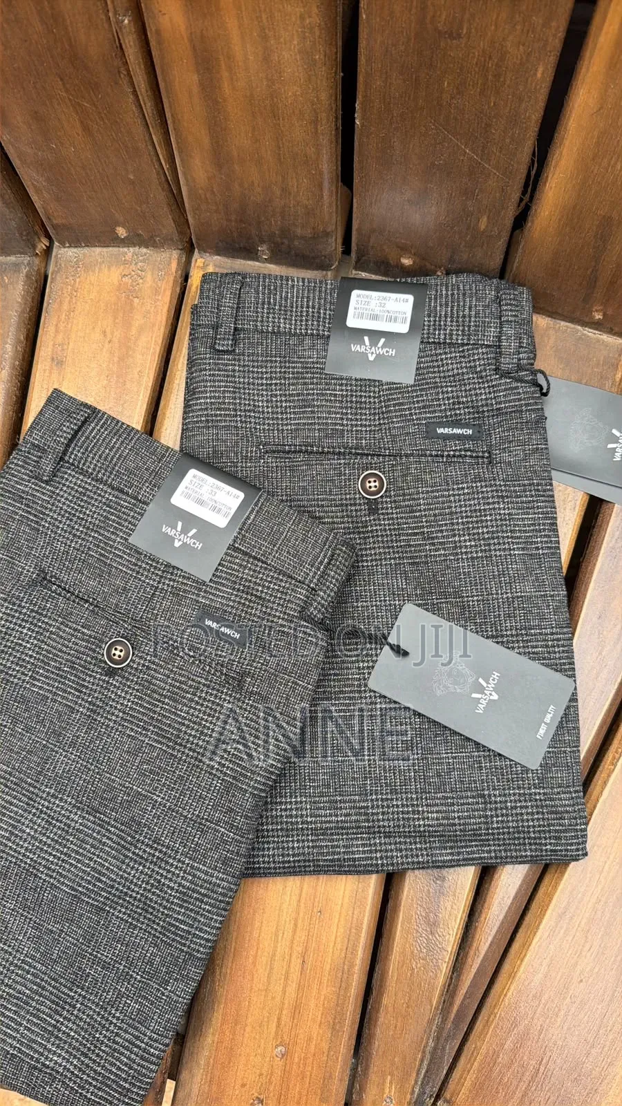 Official Checked Pants for Men