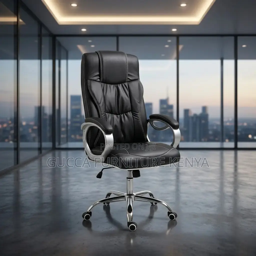 Leather Adjustable Computer Chair