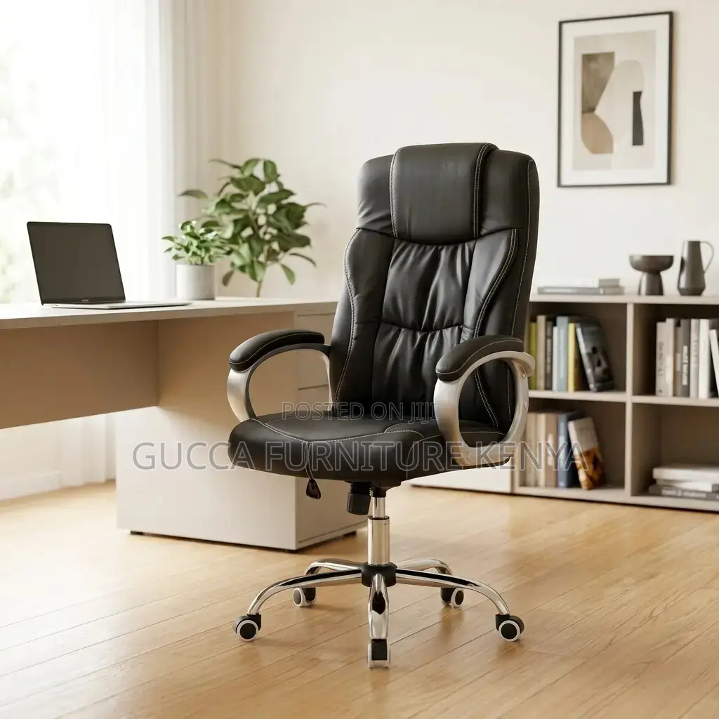 Leather Adjustable Computer Chair