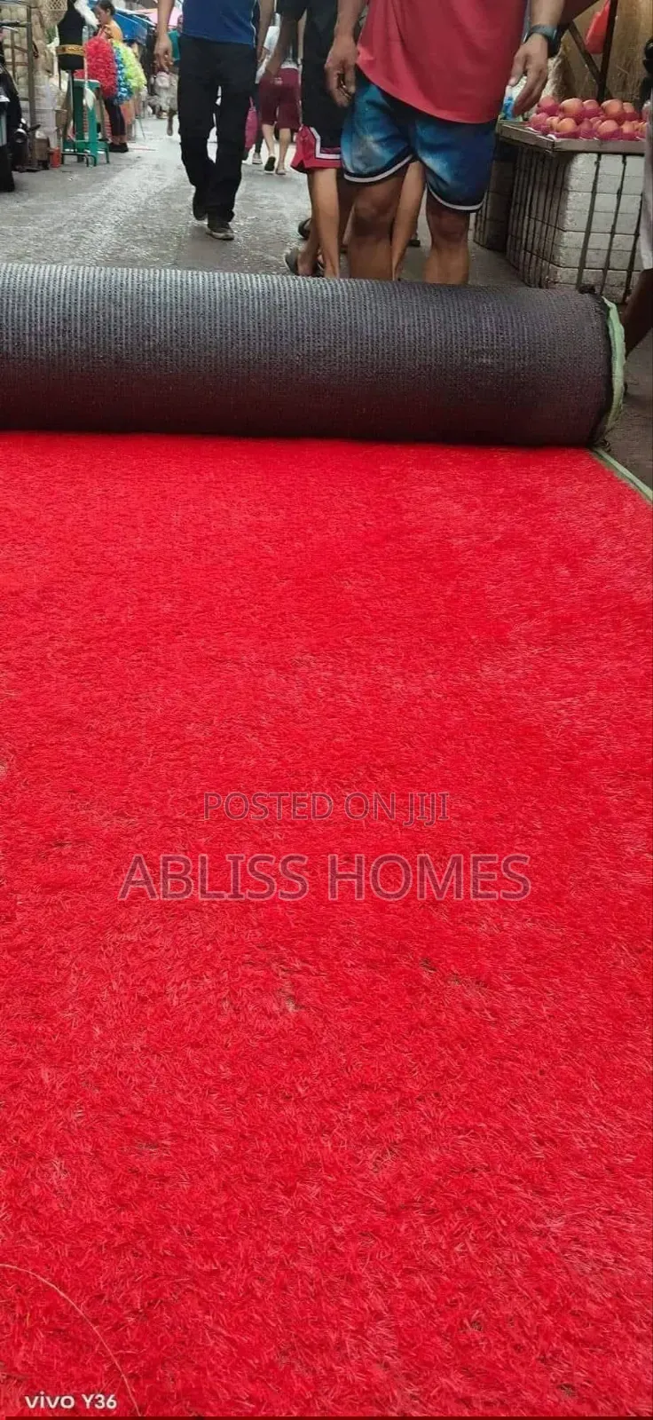25mm Artificial Red Carpet