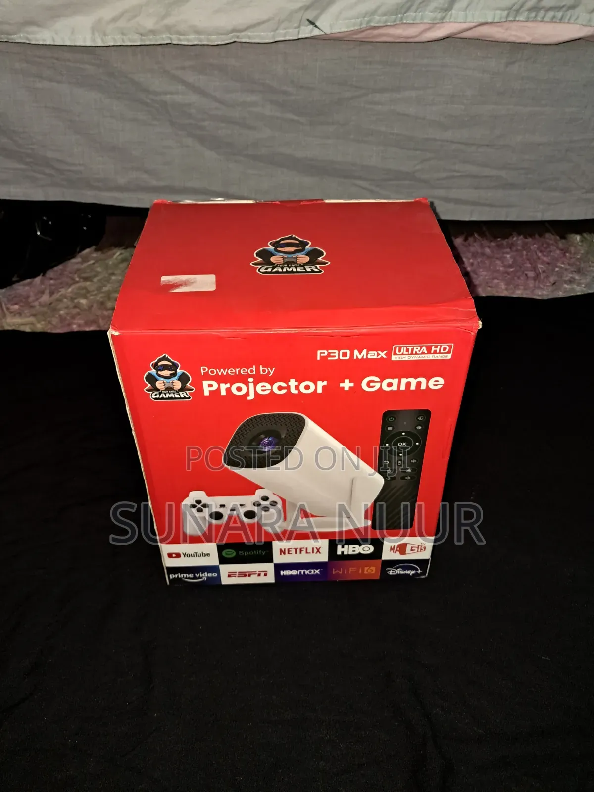 P30 Max Ultra HD Projector + Game Console,