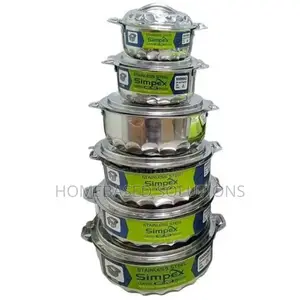 6pcs Stainless Simpex Hotpots